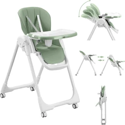 Produktbild von Baby Vivo Design Kinderhochstuhl aus Kunststoff - Tippy in Cool Mint
