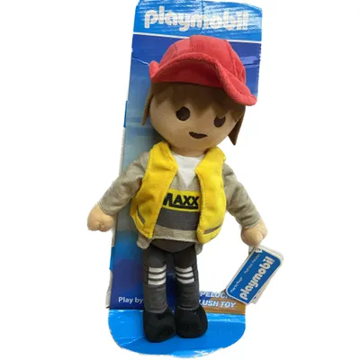 Obrázek produktu pro PLAYMOBIL panenka stavební dělník plyšová 30cm
