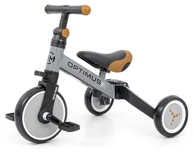 Image de Milly Mally Porteur 3-en-1 Milly Mally Optimus Gris