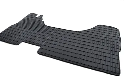 Image de Tapis caoutchouc Iveco Daily 3 4 cabine Tapis caoutchouc Qualité d'origine Noir Inodore
