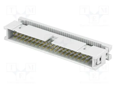 Image de 1 connecteur mâle, 1,27 mm, série DS1015-40NN0A, avec 40 broches, pour câbles plats