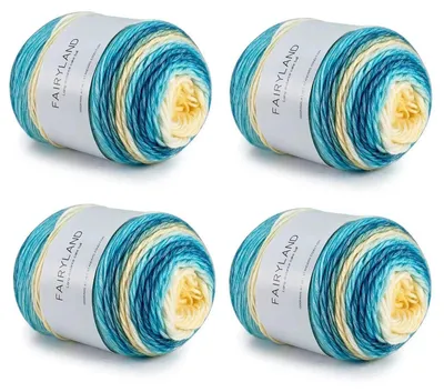 Immagine prodotto di Omgoods - Filato sfumato (400 g) per uncinetto e maglia