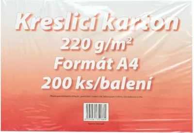 The image shows the packaging of drawing paper.