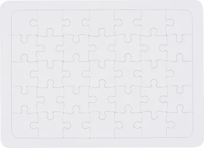 Produktbild von VBS Blanko-Puzzle, 29 x 21 cm, 35 Teile