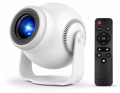 Produktbild von Mini Beamer mit Android 14, 5G WiFi 6, BT 5.4, 4K/8K Unterstützung, tragbarer Projektor mit HDMI und USB