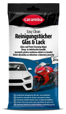 Produktbild von Caramba Easy Clean Reinigungstücher für Glas & Lack 24 Stück