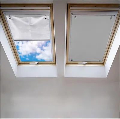Immagine prodotto di Tenda a rullo per finestre del tetto, termica, 52 cm, con ventose, per protezione solare