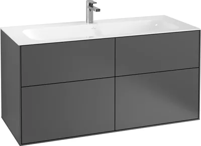 Produktbild von Villeroy & Boch Finion Waschtischunterschrank, 4 Auszüge, mit integrierter Beleuchtung, 1196x591x498mm, G05000PD