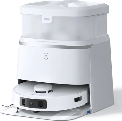 Produktbild von Ecovacs Deebot T30 Pro Omni, Staubbeutel, Silber, Weiß, Rund, Staubbeutel, 0,3 l, Ladend, Purification
