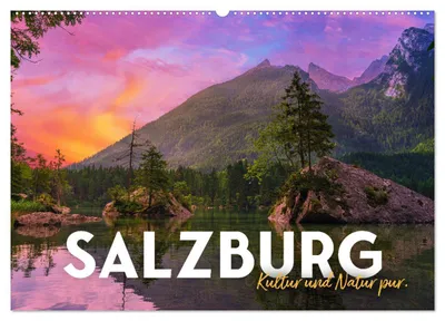 Produktbild von Salzburg - Kultur und Natur pur. (Wandkalender 2027 DIN A2 quer), CALVENDO Monatskalender