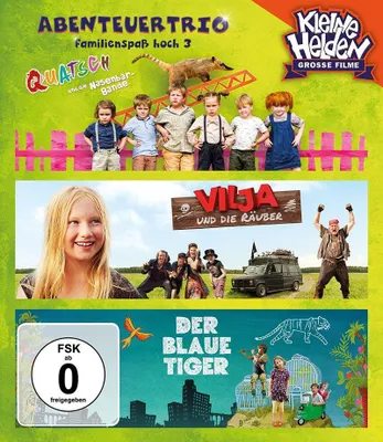 Produktbild von Abenteuertrio Kinderfilmbox - Familienspaß hoch 3