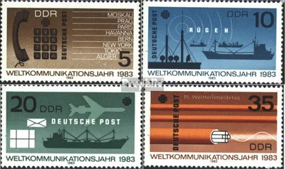 Produktbild von Briefmarken DDR 1983 Mi 2770-2773 (kompl.Ausgabe) postfrisch Weltkommunikationsjahr