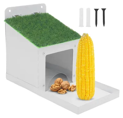 Produktbild von Futterhaus für Eichhörnchen aus Edelstahl