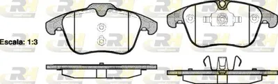 Produktbild von ROADHOUSE Bremsbeläge Satz Vorne Bremsklötze für FORD MONDEO IV Turnier (BA7) 21219.00