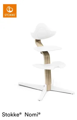 Produktbild von Stokke® Nomi® Stuhl White / Holz Natur