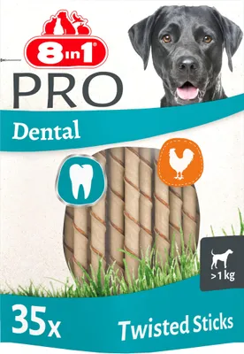 Image de 8in1 Delights Pro Dental Twisted Sticks 35 Stück