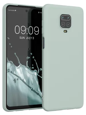 Produktbild von kwmobile Handyhülle für Xiaomi Redmi Note 9S / 9 Pro / 9 Pro Max Hülle - TPU Case - Kabelloses Laden - Schutzhülle Cover in Cool Mint
