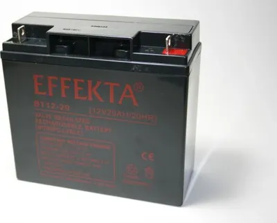 Produktbild von Effekta BT 12-20 12V 20Ah Blei Akku / Blei-Vlies Akku AGM VRLA