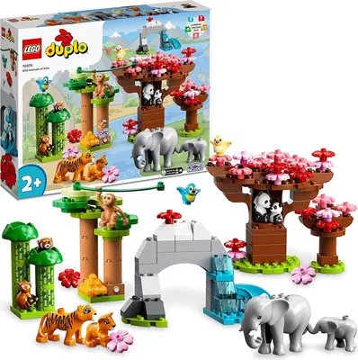 Image de LEGO 10974 DUPLO Animaux sauvages d'Asie Ensemble de jouets avec son