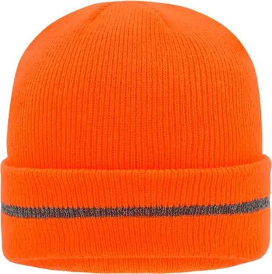 Produktbild von Reflective Beanie bright-orange/silver, Gr. one size