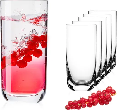 Produktbild von IMPERIAL Trinkgläser aus Glas 330ml (max. 420ml) Set 6-Teilig Longdrinkgläser Wassergläser Saftgläser Cocktailglas