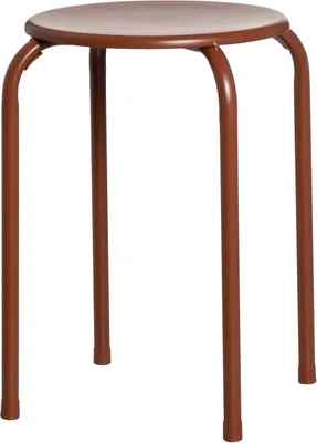 Obrázek produktu pro Kovová stolička, Ø 30 cm, hnědá