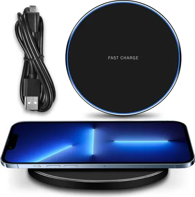 Produktbild von QI Ladegerät für Apple iPhone 17 16 15 14 Pro Max Plus Wireless 15W Ladestation