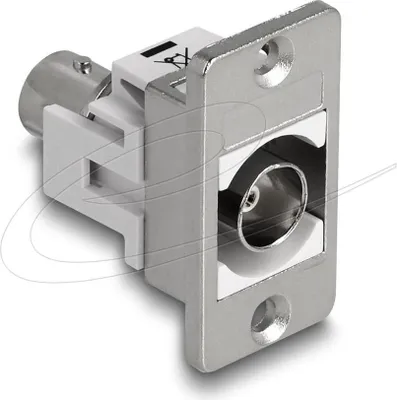 Produktbild von Delock - Modularer Einschub (Kopplung) - BNC - Silber, weiß