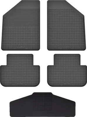 Produktbild von Gummi Fußmatten Set Für: Dodge Durango Ii (2002-2010) Gummimatten Schwarz