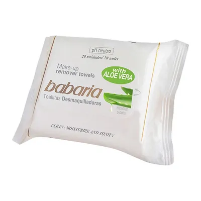 Produktbild von Babaria Aloe Make-Up-Entferner-Tücher 25 Einheiten