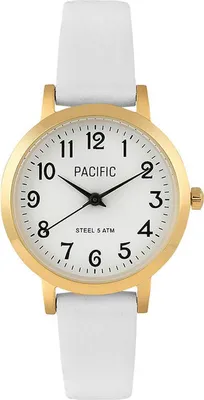 Image de Montre Pacific pour femme, blanche, Pacific-PC00933