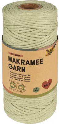 Produktbild von folia Makramee-Garn SOFT GREEN Länge: 100 m