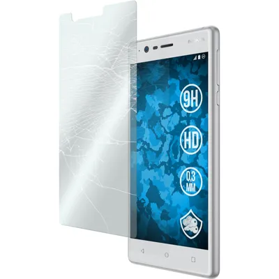Produktbild von 2er-Pack PhoneNatic Glas-Folie klar  kompatibel mit  Nokia 3 - Panzerglas für Nokia 3