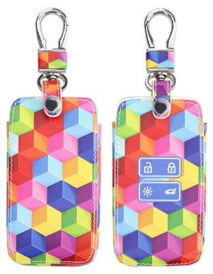 Produktbild von kwmobile Autoschlüssel Hülle kompatibel mit Renault 4-Tasten Smartkey Autoschlüssel (nur Keyless Go) - Kunstleder Schutzhülle Schlüsselhülle Cover