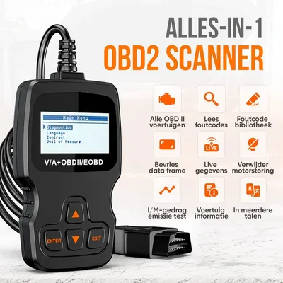 Immagine prodotto di Scanner OBD - OBD2 - Cancellazione errori - Diagnostica auto - Scanner per auto - Apparecchiature diagnostiche per automobili