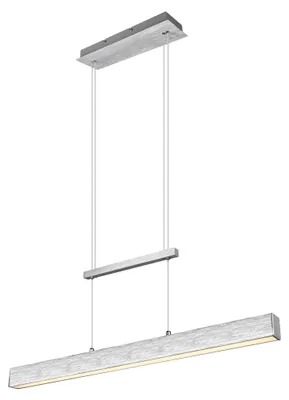 Zdjęcie produktu dla Żyrandol LED PAROS srebrny 32W Ciepła biel 3750lm metal wym:150x90x11cm IP20 RL