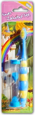 Produktbild von Kinderzahnbürste mit Sanduhr farbig sortiert - nicht wählbar