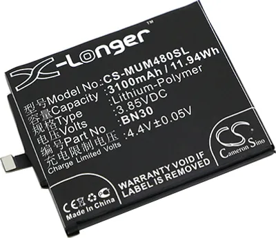 Image de TECHTEK Batterie compatible avec [Xiaomi] Mi 4A, Redmi 4A remplace BN30