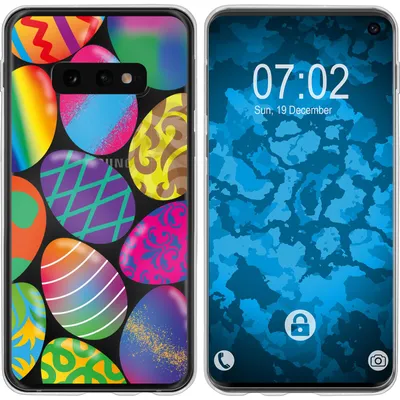 Produktbild von PhoneNatic Case kompatibel mit Samsung Galaxy S10e Silikon-Hülle Ostern M3