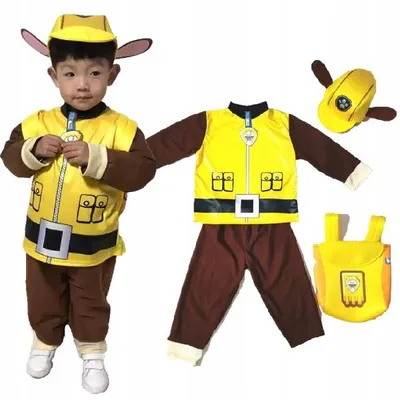 Produktbild von Hopki Kinderkostüm Rubble Paw Patrol Größe 134/140