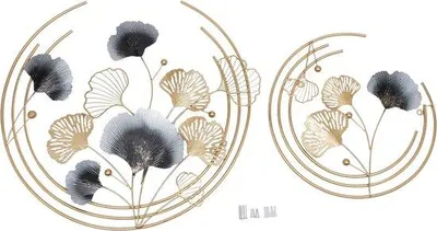 Produktbild von Famanu Wanddekoration Elegante Blume - Gold