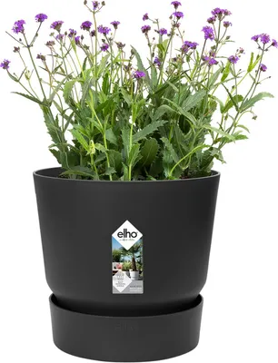 Produktbild von Elho Greenville Rund 40 - Blumentopf - Weiss - Außen - Ø 39 x H 36.8 cm