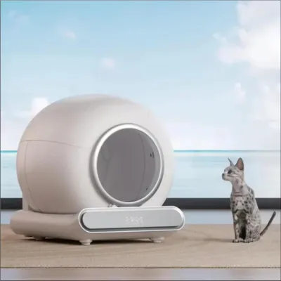 Produktbild von Automatische Katzentoilette - Intelligente Katzentoilette - Selbstreinigungstoilette für Katzen - Katzentoilette mit App-Steuerung - Große Katzentoilette
