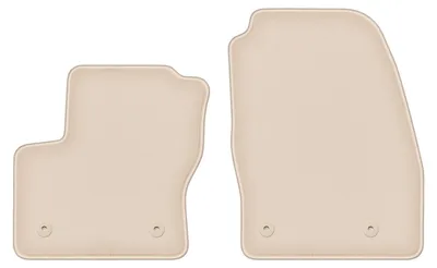 Produktbild von DURBAN Beige Velours-Fußmatten vorne für Ford C-MAX MK2 Minivan (2015-2019)