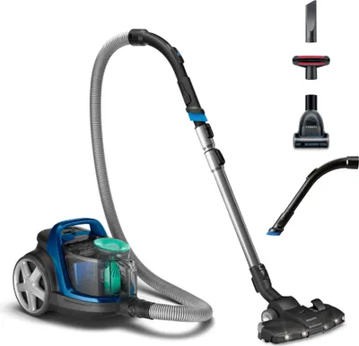 Produktbild von Philips Beutelloser Staubsauger 5000 Series, Turbobürste, 99.9 % Staubaufnahme, 900 W, Blau (FC9557/09)