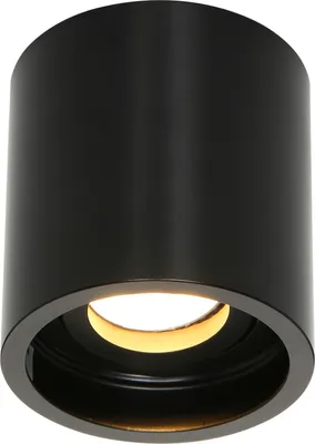 Produktbild von Steinhauer Aufbaustrahler Pélite spot 1-flammig Schwarz Matt 8,5x8,5cm