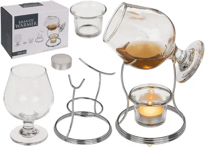 Productafbeelding van Out of the blue Wijnbrand warmer - 4-delig - Ca. 400 ml - In geschenkverpakking