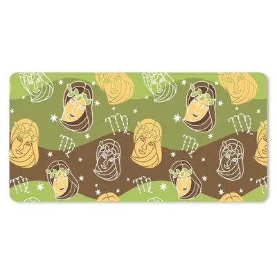 Produktbild von MuchoWow® Schreibtischunterlage Jungfrau - Tierkreiszeichen - Muster 80x40 cm - XXL Mauspad - Gaming Mauspad