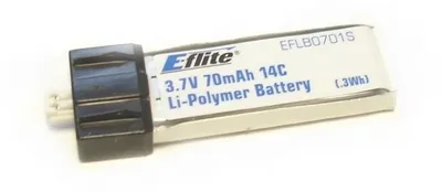 Produktbild von E-flite EFLB0701S, Akku, Schwarz, Weiß