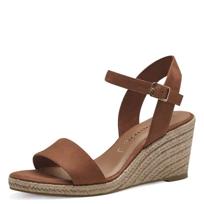Produktbild von Sandalette - Cognac Textil : Normal : 42 Weite: Normal Größe: 42